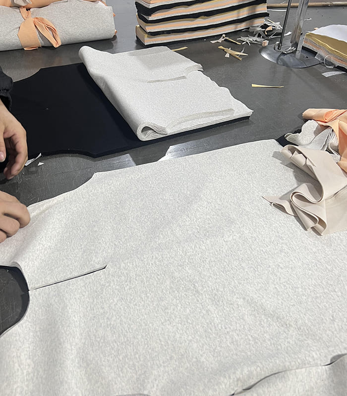 Cut & Sew Service 5 bulk cutting hoodie fabric