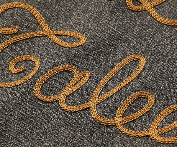 chain stitch embroidery