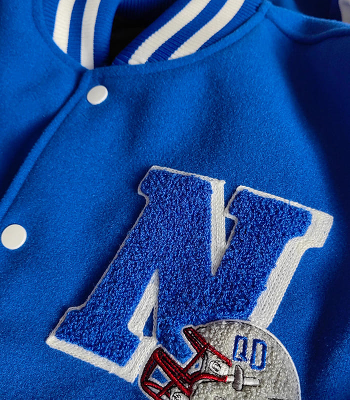 chenille embroidery jacket