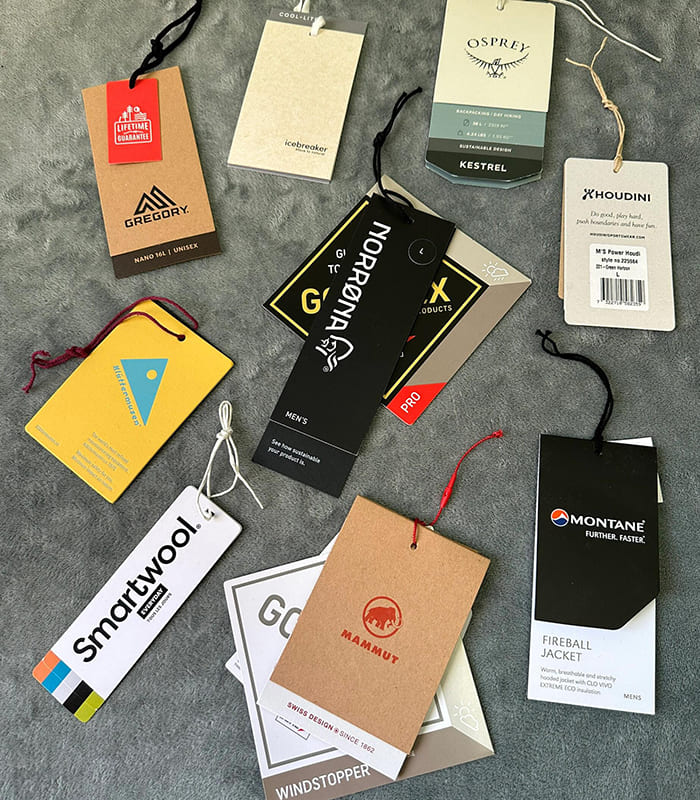 Private Label Service 4 custom clothing hangtag