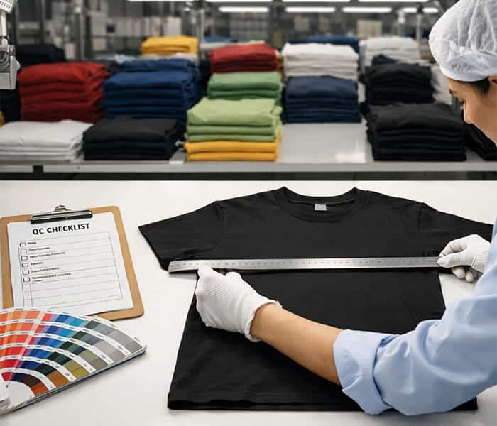 custom clothing quality control