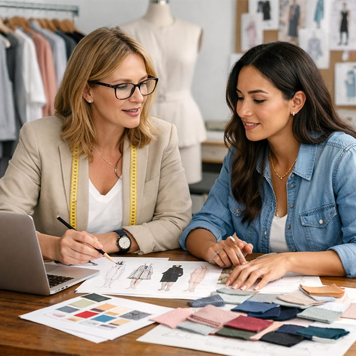 Cut & Sew Service 8 design consultation