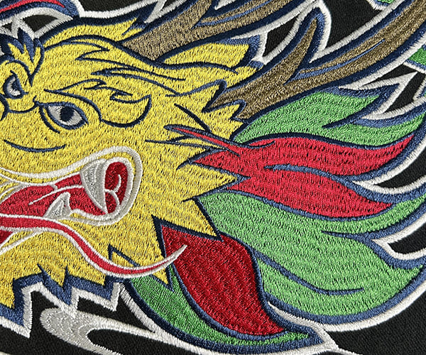flat embroidery