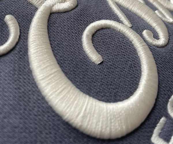 puff embroidery