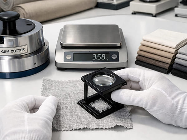 Quality Control 2 t shirt fabric inspection