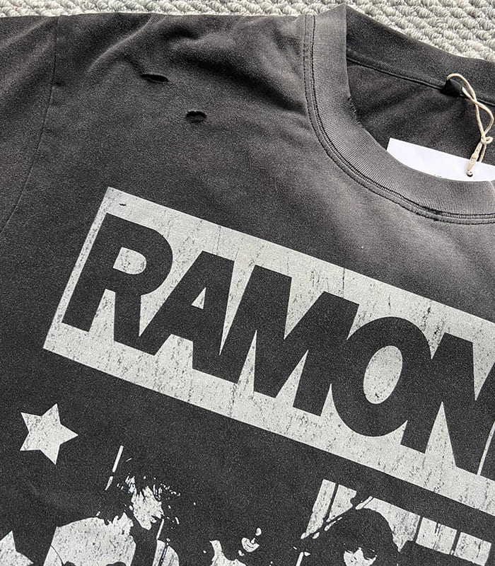 vintage printed tee