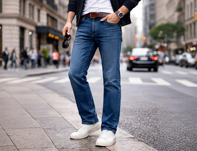 Straight Leg Jeans