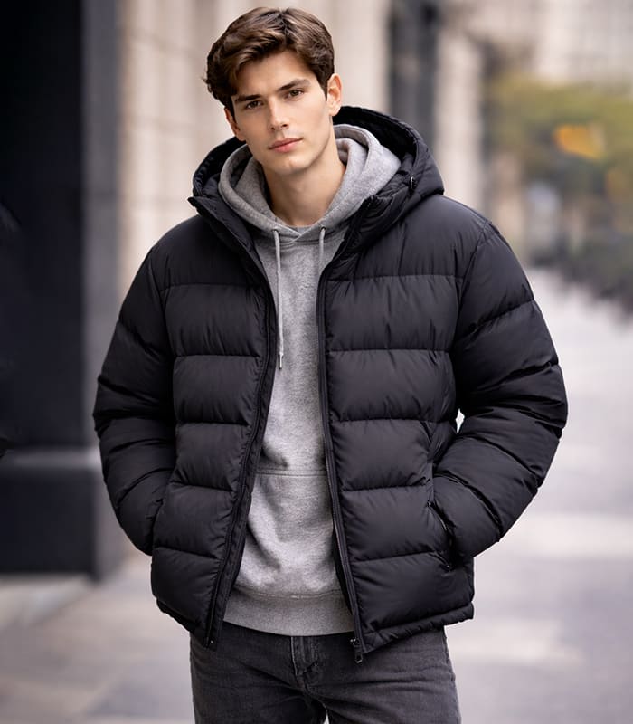 custom down jacket