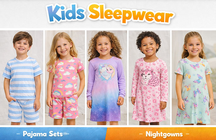 custom kids sleepwear