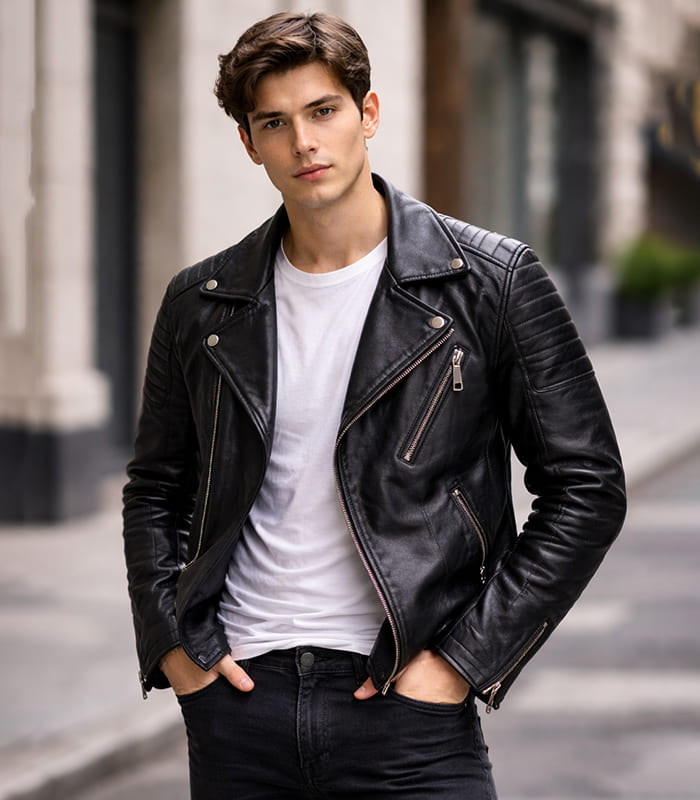 custom leather jacket