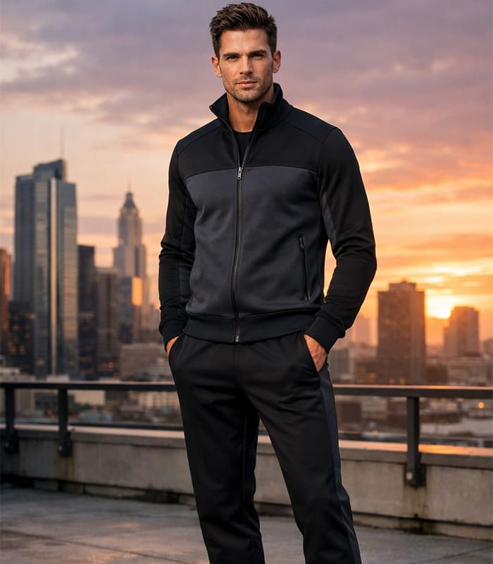 custom zip up tracksuit