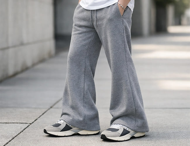 flared sweatpants