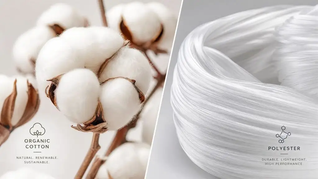 cotton vs polyester fibers