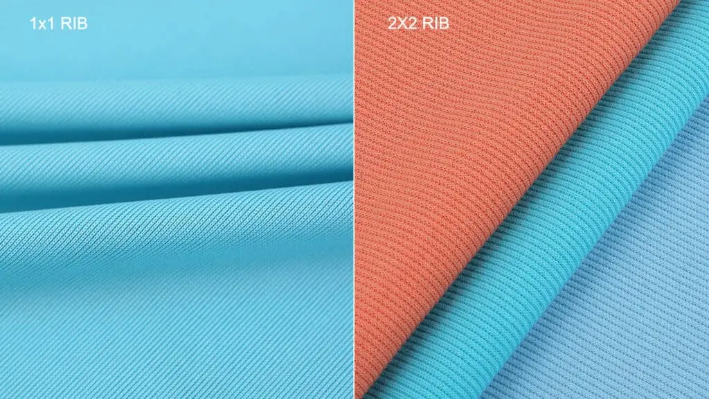 rib fabric comparison