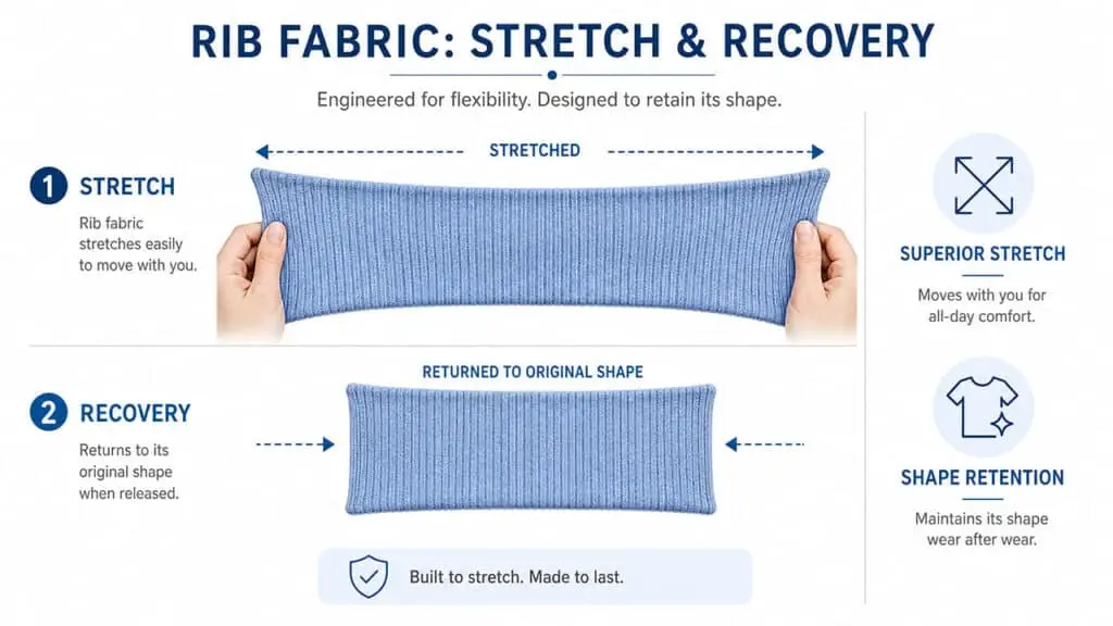 rib fabric property