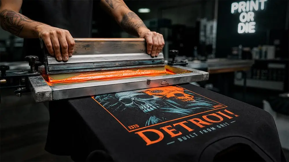 streetwear printing process